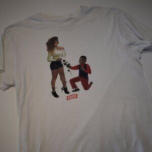 RARE AKOO Bended Knee White T-Shirt-Co-founded by T.I.-Vintage Flare 2009-Sz XL